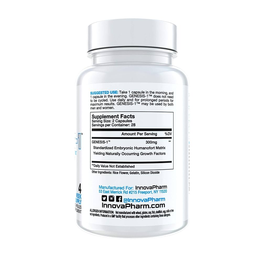 Innova Pharm Genesis-1 Regenerative Peptide & Growth Factor Matrix (28 Servings)