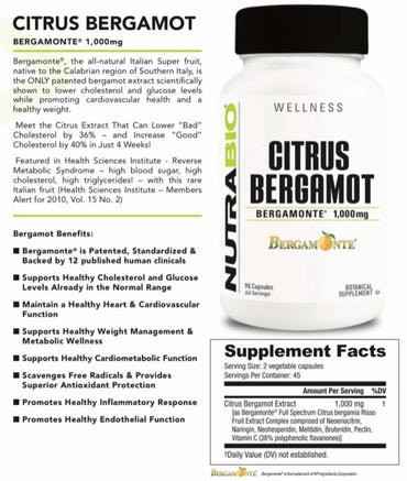 Citrus Bergamot Nutra bio