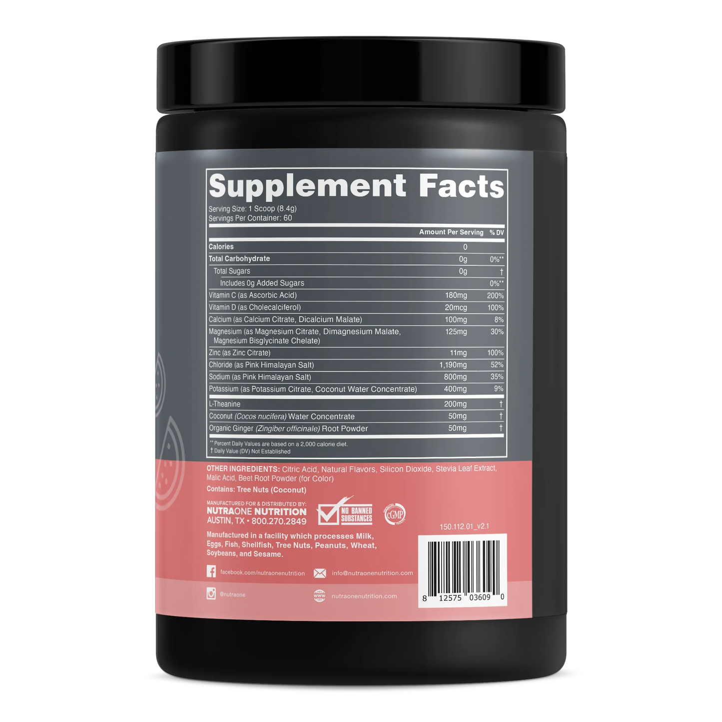 HydrateOne Electrolyte Drink