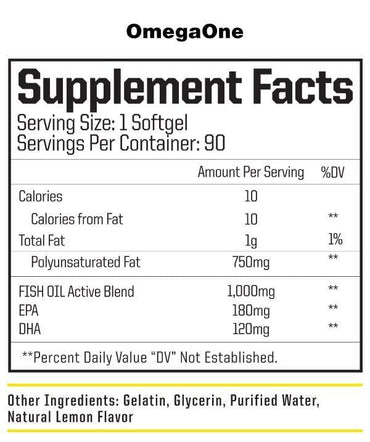 NutraOne Omega One Fish Oil - Total Nutrition Online