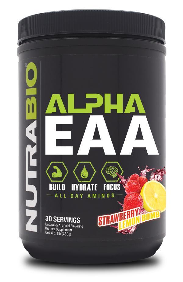 NutraBio Alpha EAA 30 Servings - Total Nutrition Online