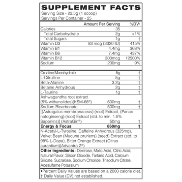 Blackmarket Labs Adrenolyn Bulk - Total Nutrition Online