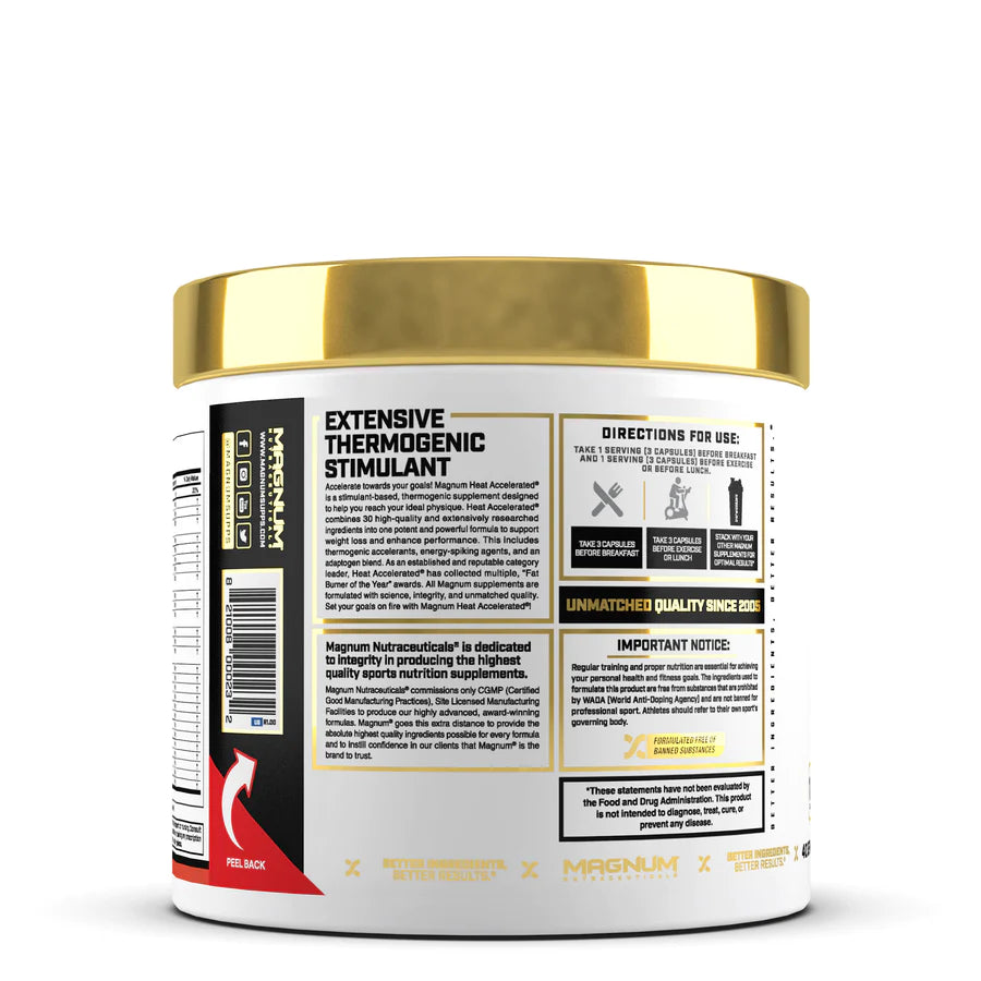Magnum Nutraceuticals Heat Accelerate Thermogenic Fat Burner