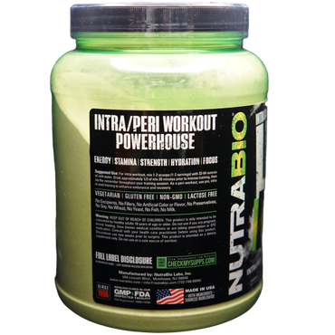 NutraBio Leg Day Intra Carb
