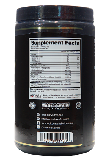 Anabolic Warfare Pump N' Grow