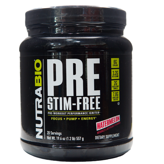 NutraBio Stim Free Pre Workout