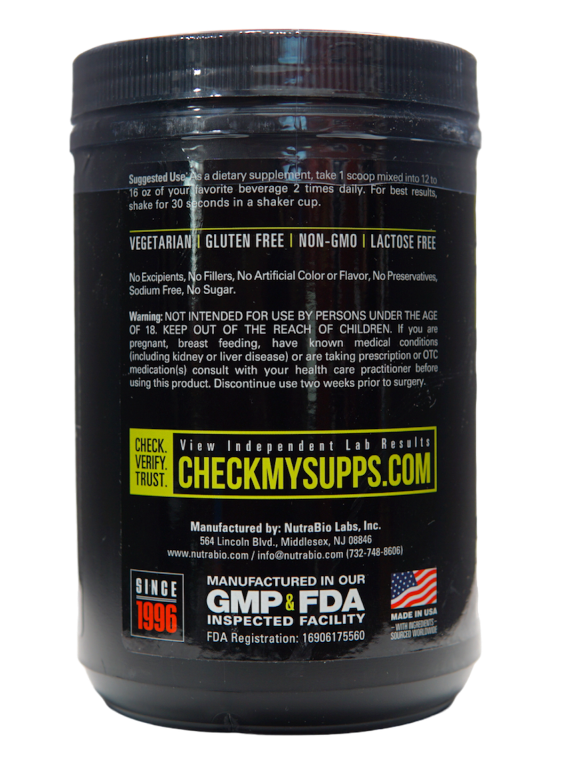 NutraBio BCAA 5000