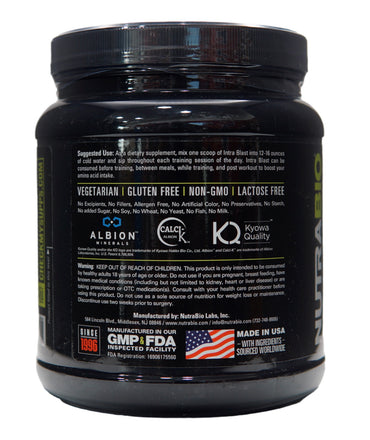 NutraBio Intra Blast