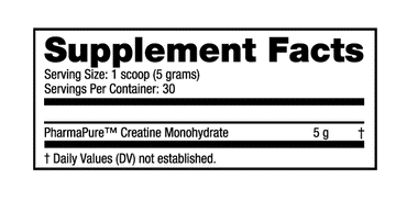 Creatine Monohydrate Powder 150 Grams (30 Servings)