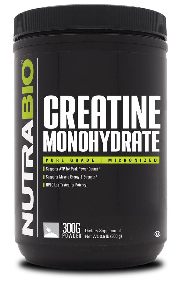Nutrabio Creatine Monohydrate (60 Servings) 300g - Total Nutrition Online