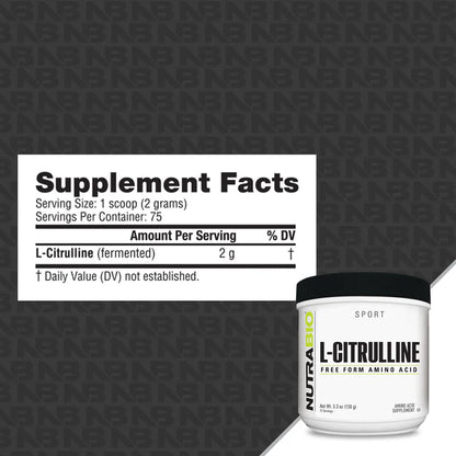 NutraBio L-Citruline