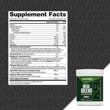 NutraBio Mega Greens