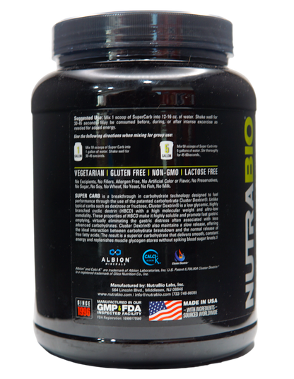 NutraBio Super Carb