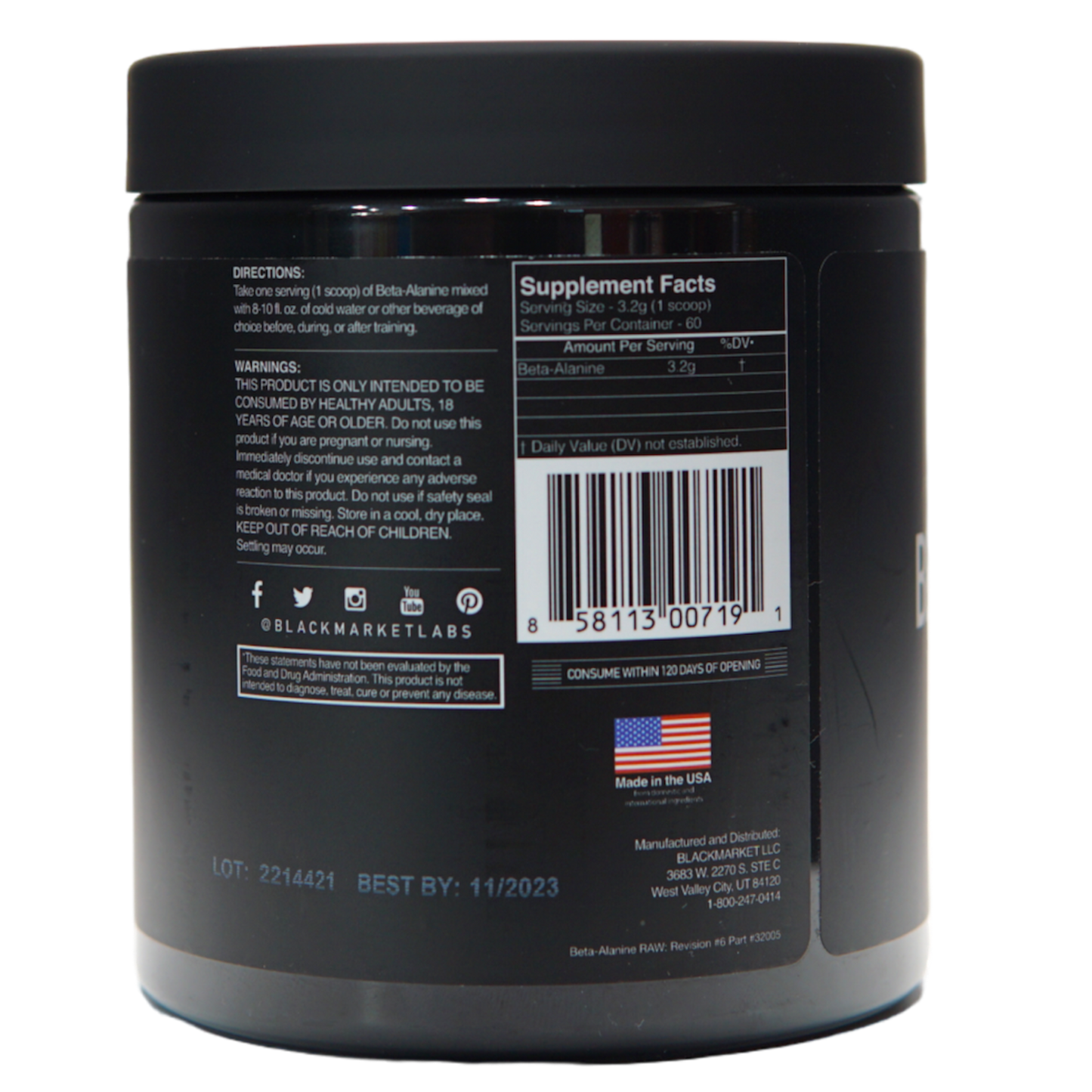 Black Market Beta Alanine