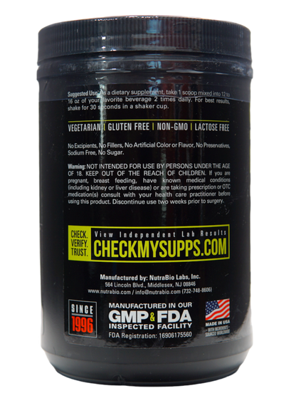 NutraBio BCAA 5000