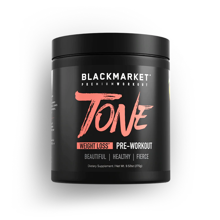 BlackMarket Labs Tone Womens Pre-Workout (30 Servings) - Total Nutrition Online