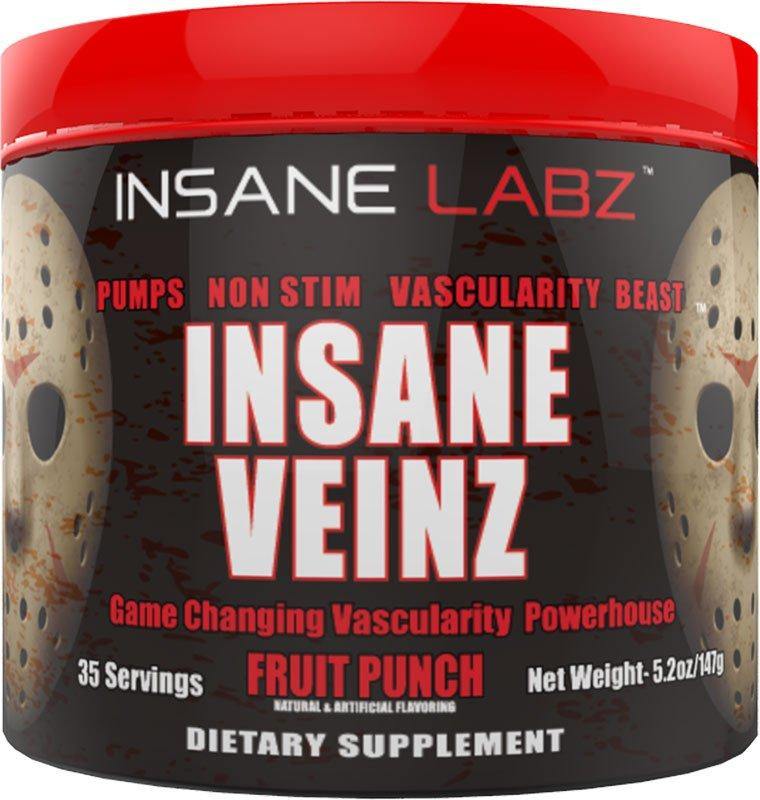 Insane Labz Pre Workout Supplement, supplements, vaso, booster, nitric oxide, powderhouse, fruit punch, vascularity, pumps, non stim, non stimulant, no, best